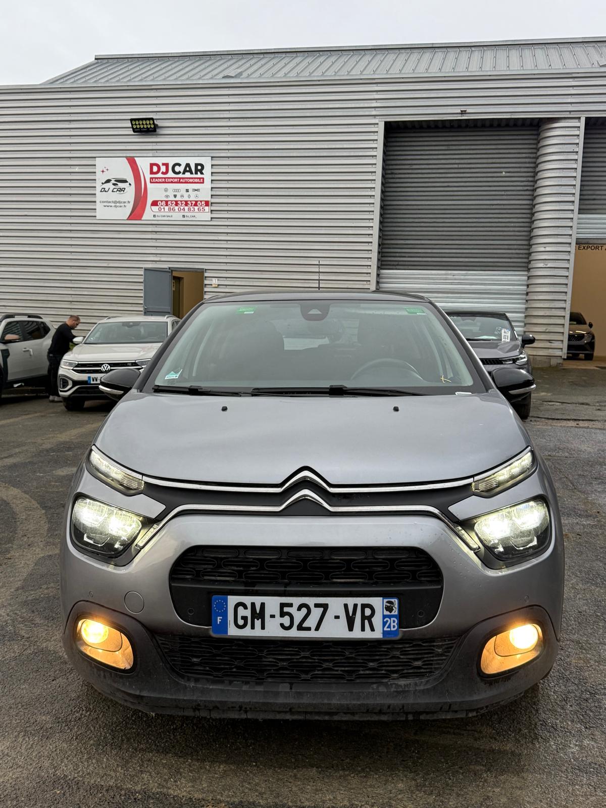 Achat CITROEN C3 SHINE 1.2 PURETECH 83 CH BVM5 2023 en France pour importation en Algérie (Occasion). Spécialiste Export -3 ans, CCR, Mujahid chez DJ CAR. Réf t9nf5el6w