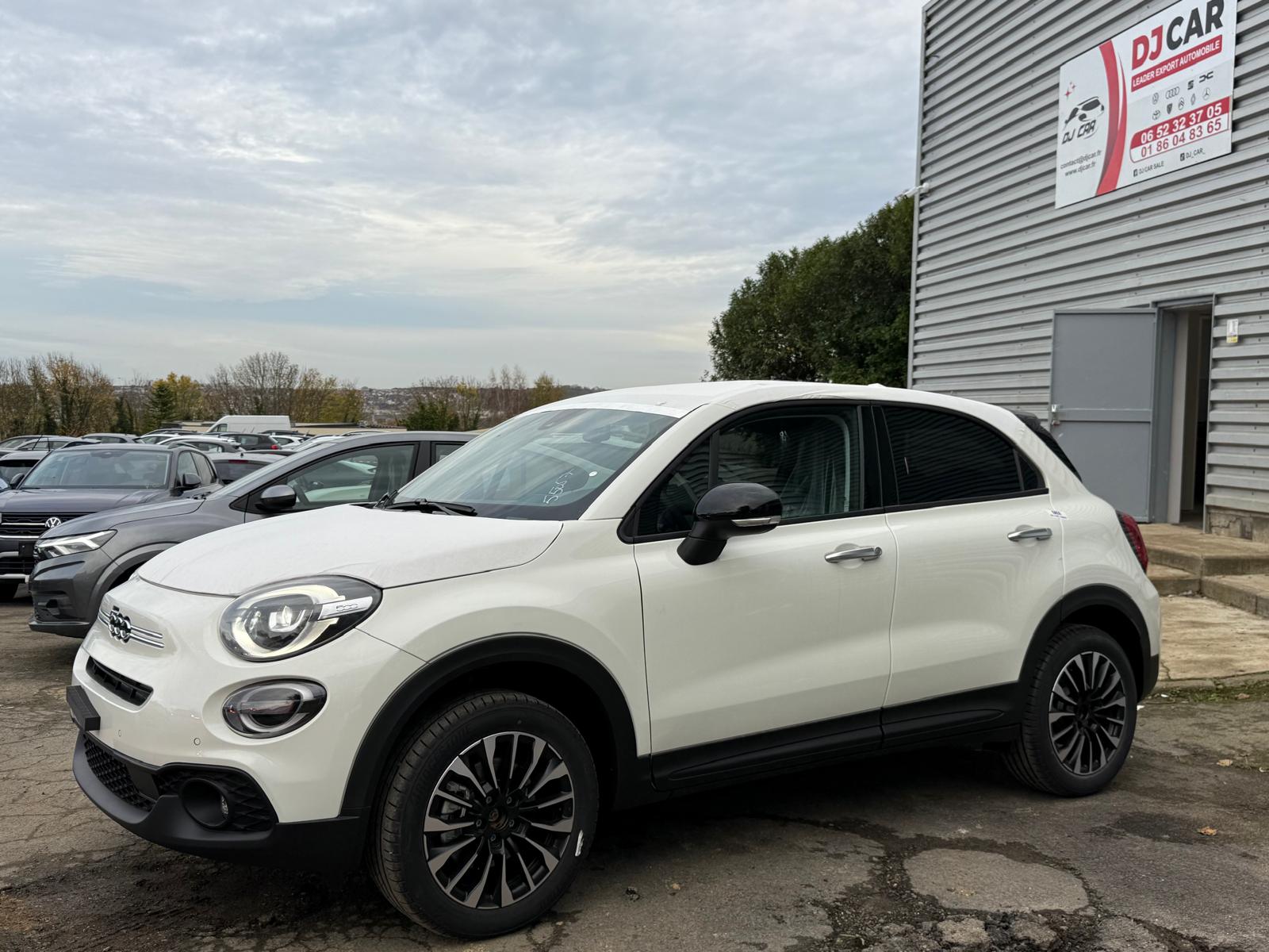 Achat FIAT 500X CLUB 1.4 MULTIAIR 140 CH 2026 en France pour importation en Algérie (Neuf). Spécialiste Export -3 ans, CCR, Mujahid chez DJ CAR. Réf f09yuhr