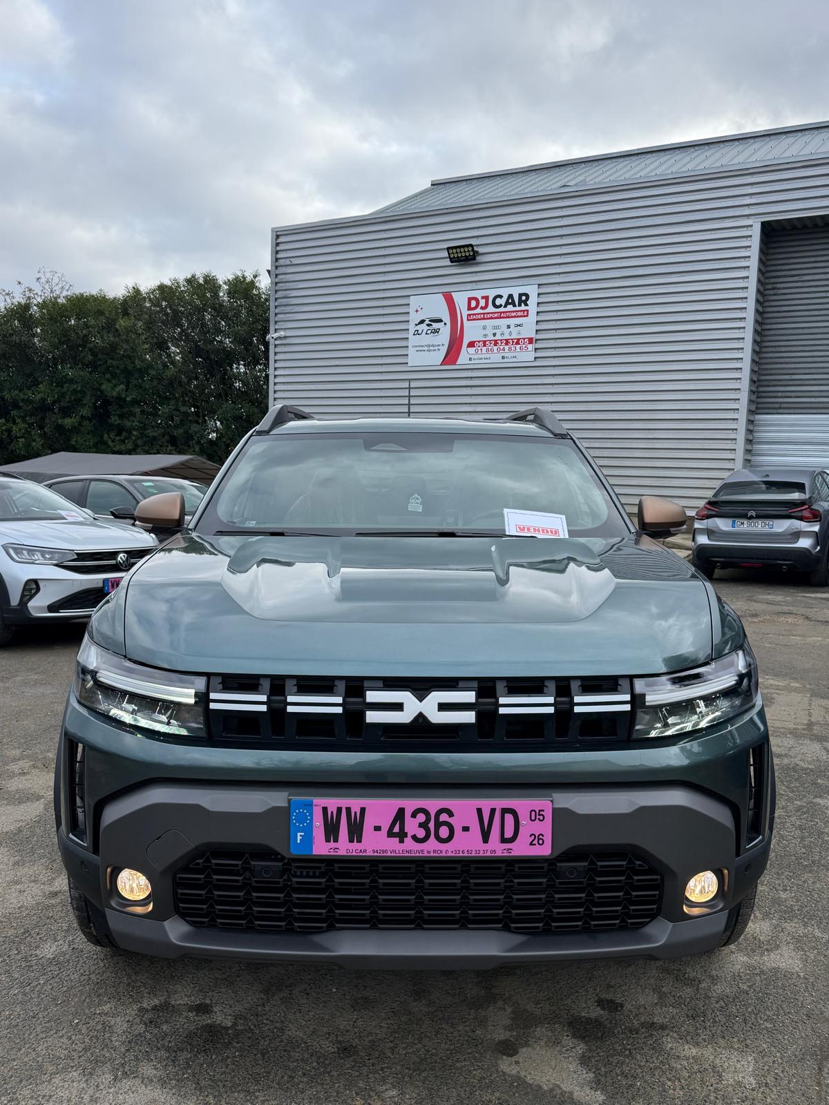 Achat DACIA DUSTER New Extreme 1.3 Tce 150 Ch BVA 2026 en France pour importation en Algérie (Neuf). Spécialiste Export -3 ans, CCR, Mujahid chez DJ CAR. Réf caprqc05