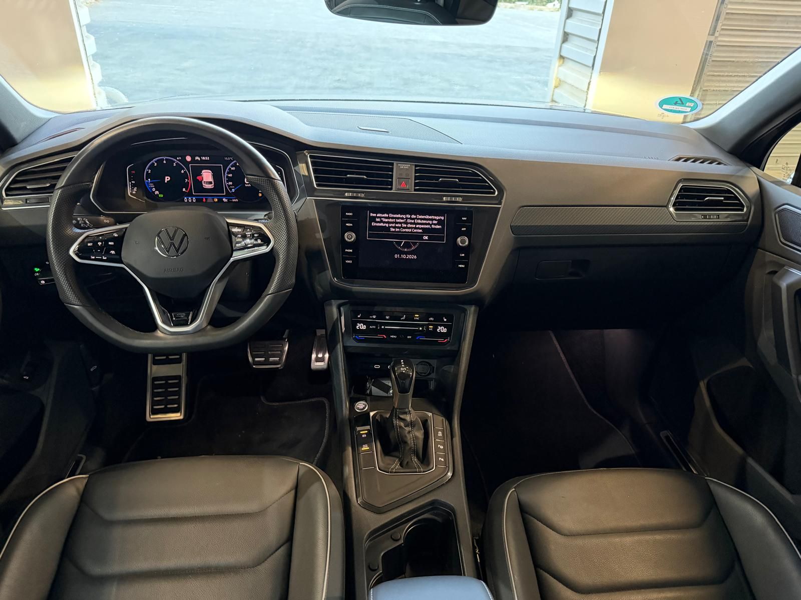 VOLKSWAGEN TIGUAN 1.5 TSI 150ch R LINE DSG7 CUIR SIEGE ELEC ATTELAGE occasion - Leader export auto Algérie, licence moudjahidine, CCR (Vue 12) - DJCAR